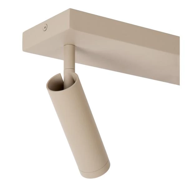 Lucide GRADO - Ceiling spotlight - 2xGU10 (MR11) - Taupe - detail 2